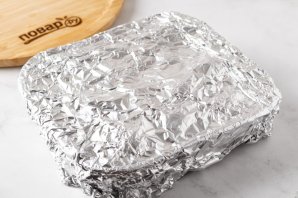 Картофель запечённый в вине и овощном бульоне