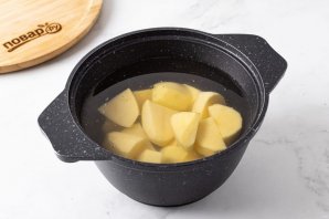 Картофельные вафли с сыром