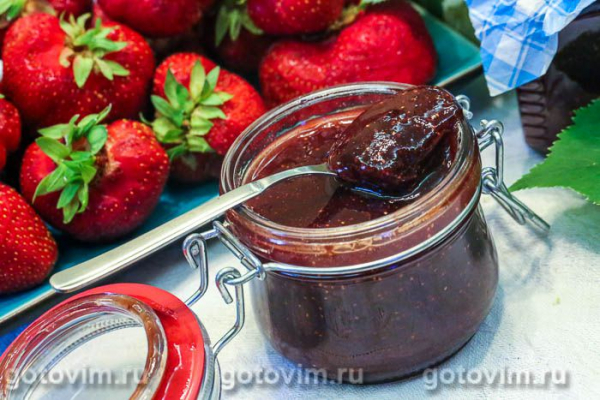 Клубничное повидло с крахмалом Клубничное повидло с крахмалом