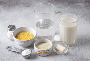 Кукурузная каша с манкой Кукурузная каша с манкой