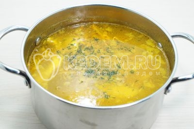 Куриный суп с гречкой