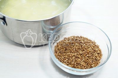 Куриный суп с гречкой