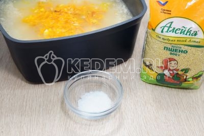 Куриный суп с пшеном