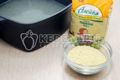 Куриный суп с пшеном