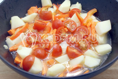 Куриный суп в казане