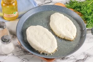 Ленивый творожный хачапури по-аджарски на сковороде