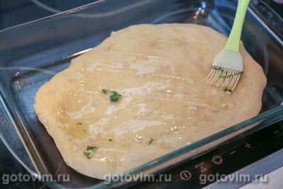 Лепешки на картофельном отваре в духовке