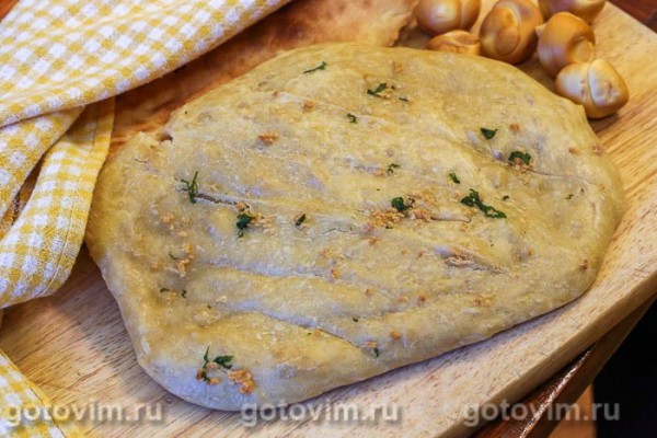 Лепешки на картофельном отваре в духовке