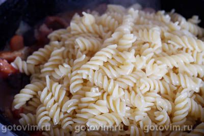 Макароны со свининой и баклажанами Макароны со свининой и баклажанами