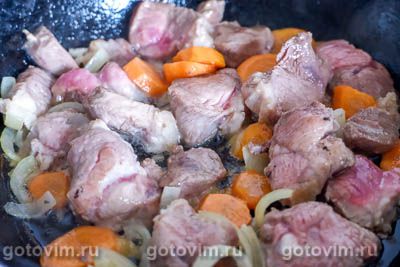 Макароны со свининой и баклажанами Макароны со свининой и баклажанами