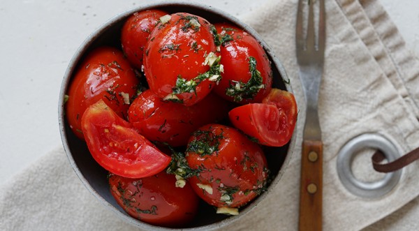 Малосольные помидоры в пакете, пошаговый рецепт с фото