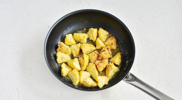 Патиссоны, жаренные с чесноком на сковороде, пошаговый рецепт с фото