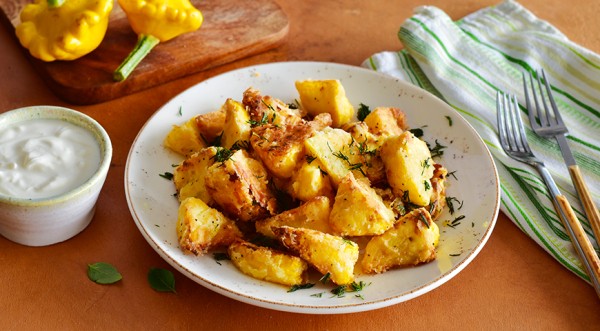 Патиссоны, жаренные с чесноком на сковороде, пошаговый рецепт с фото