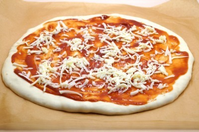 Пицца с кабачками и курицей Пицца с кабачками и курицей