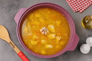 Плов из булгура с куриной грудкой