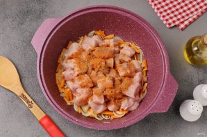 Плов из булгура с куриной грудкой