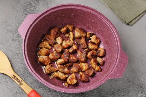 Плов с булгуром и жареной вермишелью