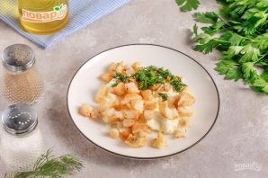 Рисовые шарики с креветками и творожным сыром