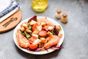 Салат с красной икрой