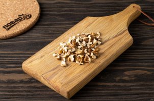 Салат с морковью, яблоком и грецкими орехами