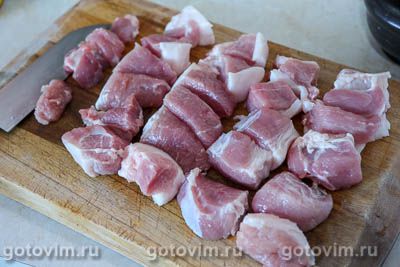 Шашлык из свинины в маринаде из лимона с паприкой