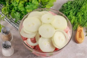 Шашлык из свиной шеи с луком