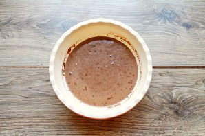 Шоколадно-кофейные блинчики на молоке