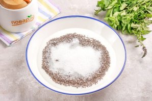 Шоколадный чиа-пудинг с йогуртом