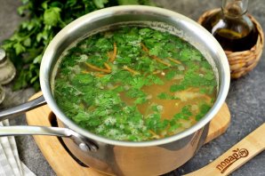 Суп из сушеного снетка