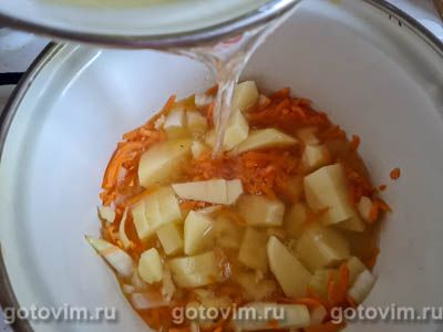 Суп с куриными фрикадельками Суп с куриными фрикадельками