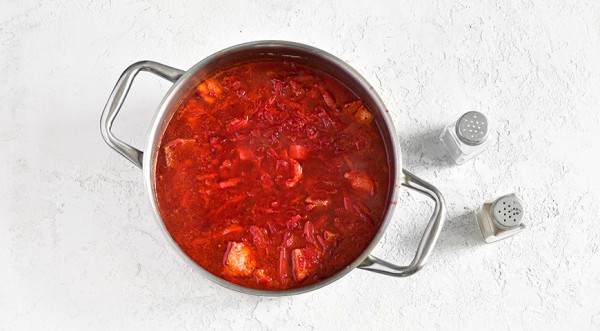 Свекольник с мясом, пошаговый рецепт с фото