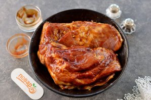 Свиная брюшина в рукаве в духовке Свиная брюшина в рукаве в духовке