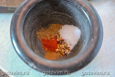 Свинина в духовке, запеченная с персиками в остром соусе Свинина в духовке, запеченная с персиками в остром соусе