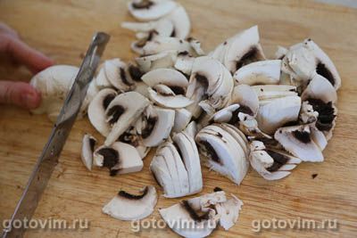 Свинина, запеченная в пакете с картофелем, капустой и грибами Свинина, запеченная в пакете с картофелем, капустой и грибами