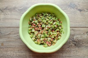 Варенье из малины и ревеня