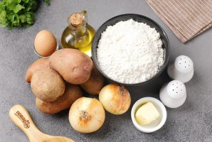 Вареники с жареным луком