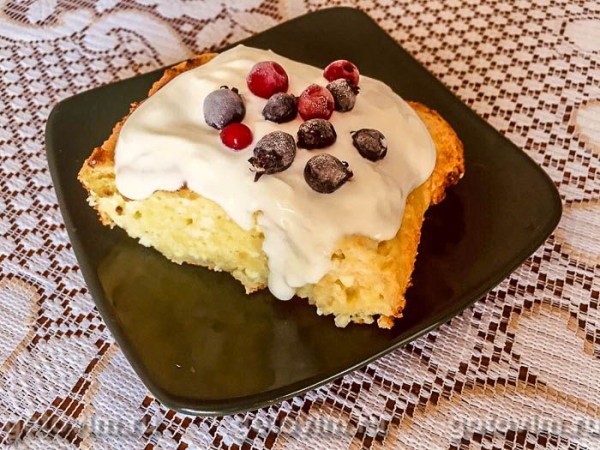 Воздушная творожная запеканка (на манке и взбитых белках) Воздушная творожная запеканка (на манке и взбитых белках)