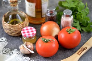 Закуска из помидоров с луком и медом Закуска из помидоров с луком и медом