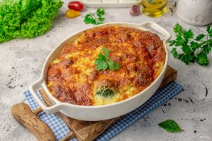 Запеканка из кабачков, брокколи и цветной капусты Запеканка из кабачков, брокколи и цветной капусты