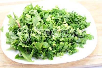 Зелёный борщ с щавелем и черемшой Зелёный борщ с щавелем и черемшой