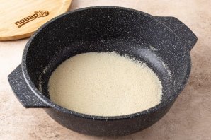 Жареная манная каша Жареная манная каша