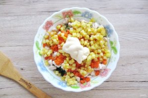 Жареный "Оливье"