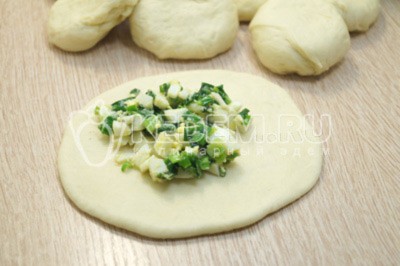Бабушкины пирожки с яйцом и зеленым луком