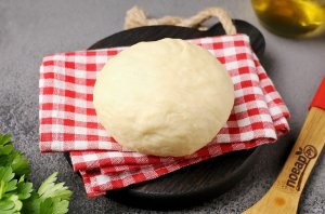 Бездрожжевое тесто с яйцами для лепёшек Бездрожжевое тесто с яйцами для лепёшек