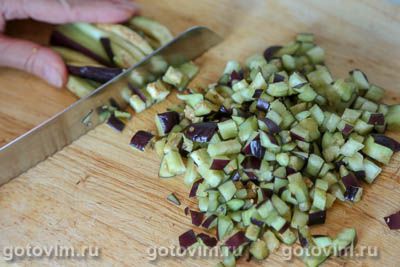 Блины на кефире с жареными грибами и баклажанами Блины на кефире с жареными грибами и баклажанами