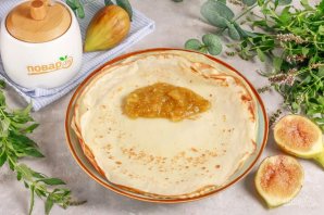 Блины с инжиром