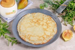 Блины с инжиром