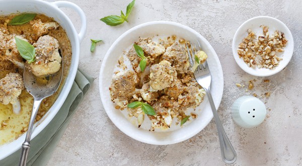 Цветная капуста с ореховым соусом, пошаговый рецепт с фото