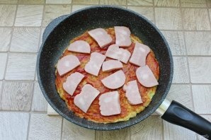 Диетическая пицца из кабачков