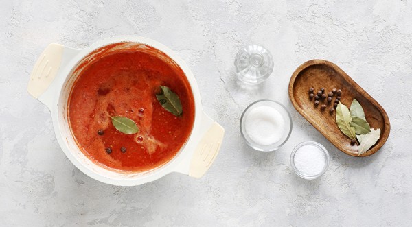 Фаршированные помидоры в томатном соке, пошаговый рецепт с фото